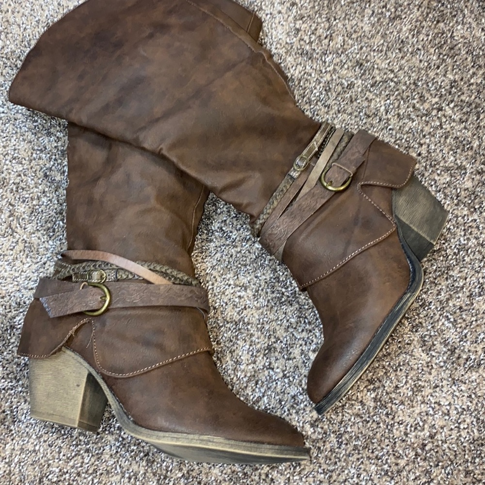 Tall Zipper Boots